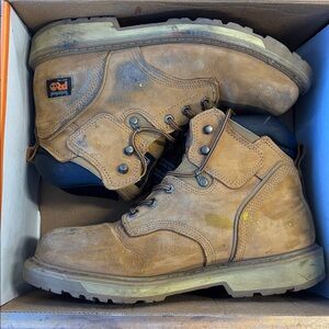 Timberland PRO Tan Leather Work Boots